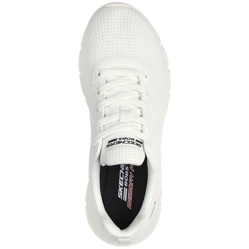 Pantofi sport femei Skechers Bobs B Flex-Visionar, Alb