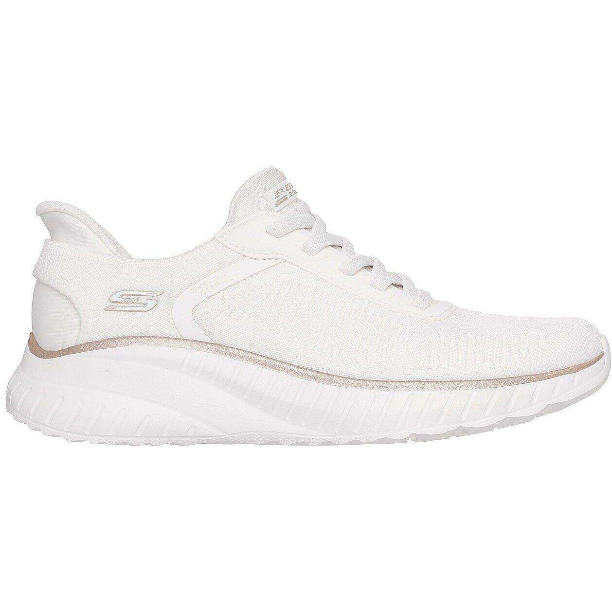 Baskets Skechers Bobs Squad Chaos - C, Blanc, Femmes 3/5