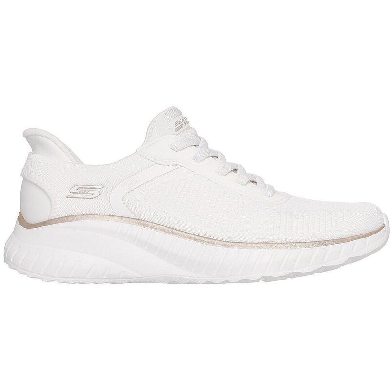 Pantofi sport femei Skechers Bobs Squad Chaos - C, Alb