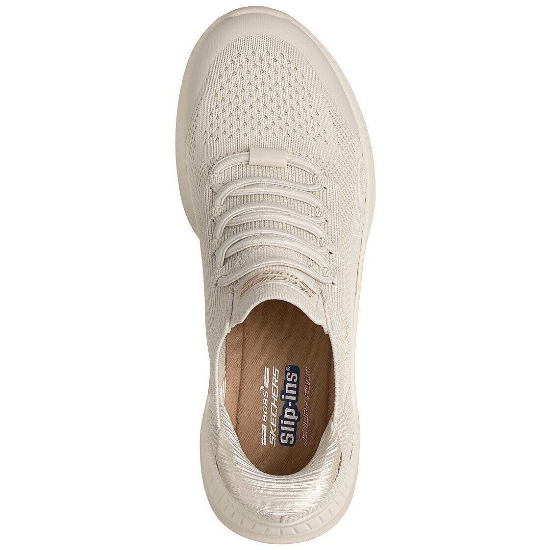 Baskets Skechers Bobs Squad 4 - Dire Step, Beige, Femmes 2/5