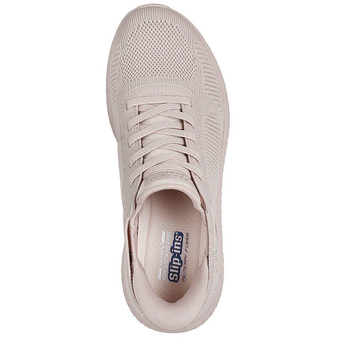 Sneakers Skechers Bobs Squad Chaos - C, Beige, Women 2/10