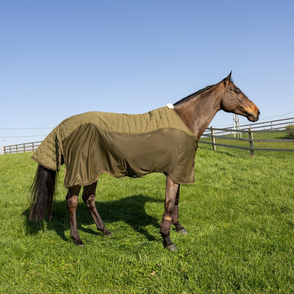 Transport combo cooler fleece deken dannen groen 130-6'0 3/4