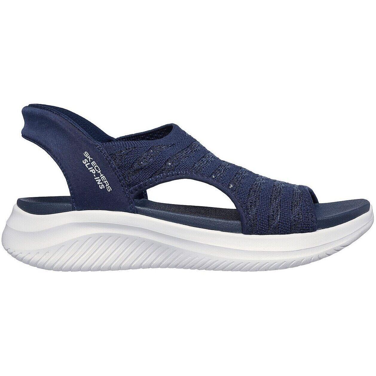 Sandales Skechers Ultra Flex 3.0 Sandal - Sun W, Bleu, Femmes 3/5