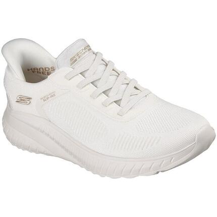 Turnschuhe Skechers Bobs Squad Chaos - C, Weiß, Damen
