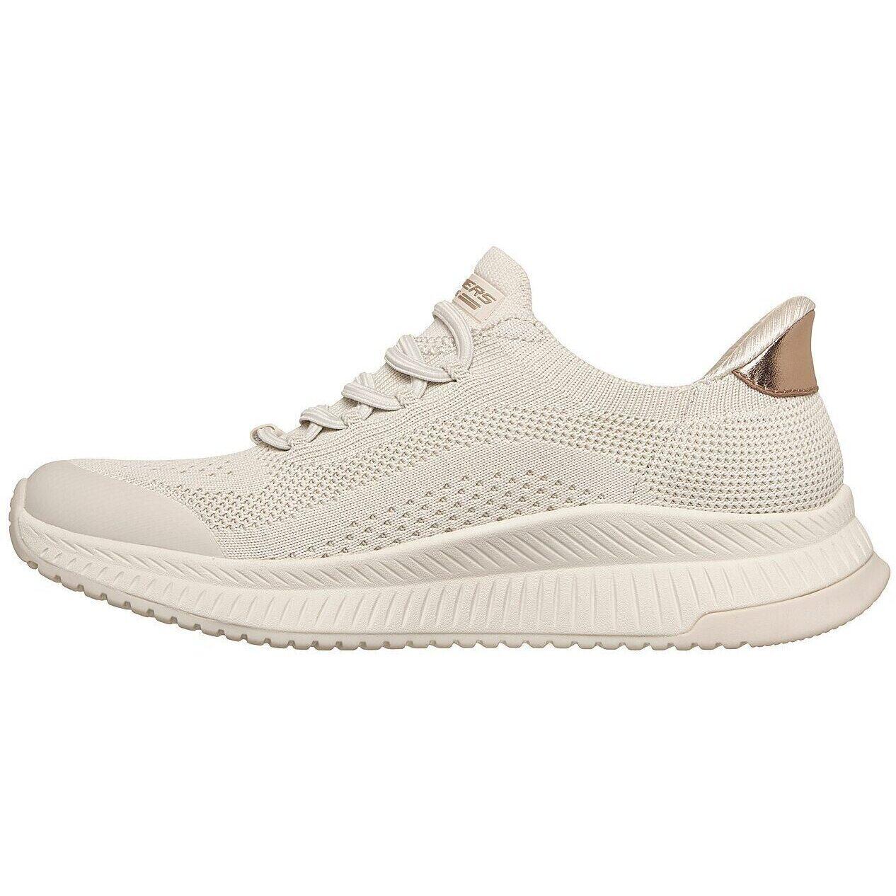 Baskets Skechers Bobs Squad 4 - Dire Step, Beige, Femmes 5/5
