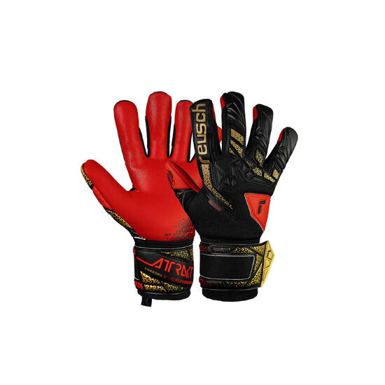 Rękawice bramkarskie Reusch Attrakt Freegel Silver black/gold/fiery red