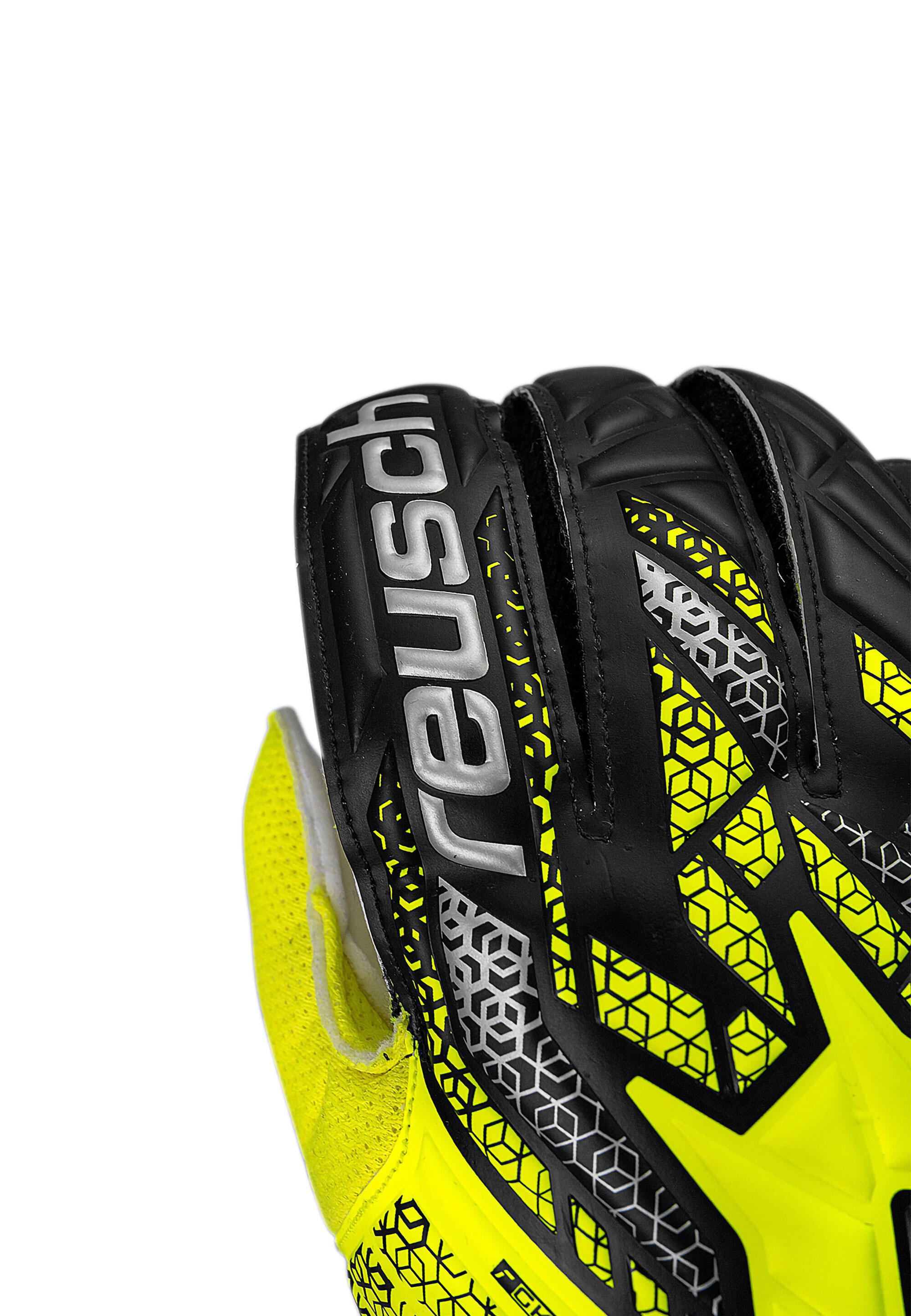 Guantes de portero Reusch Attrakt Solid - Velcro, espuma resistente. 4/7