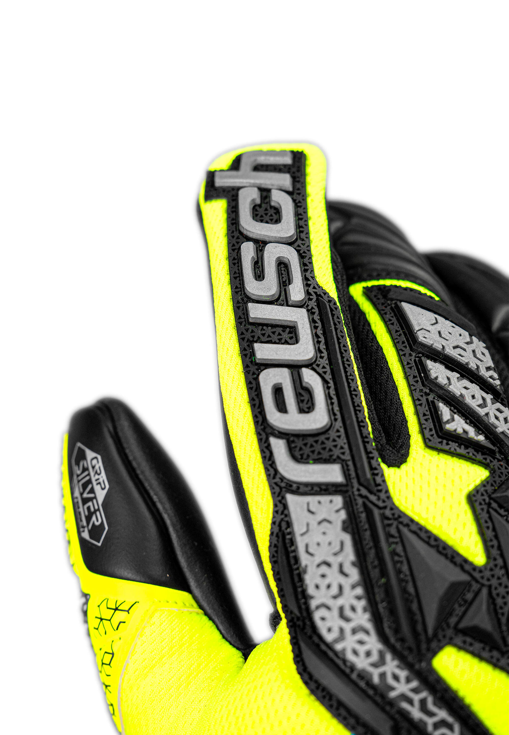 Dziecięce rękawice bramkarskie Reusch Football Attrakt Freegel Silver 3/7