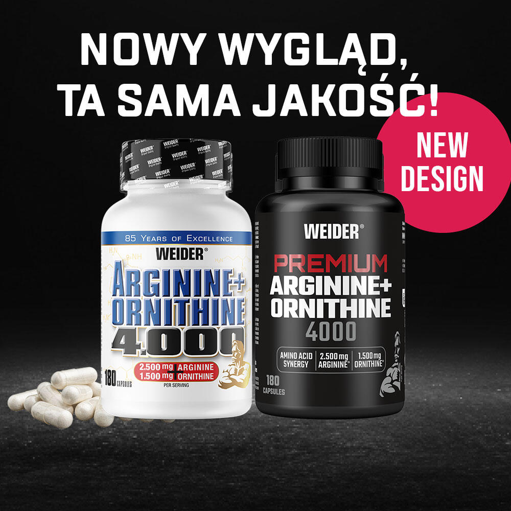 Weider Arginine + Ornithine 4000 (180 Caps) Unflavoured - Aminozuren 2/7