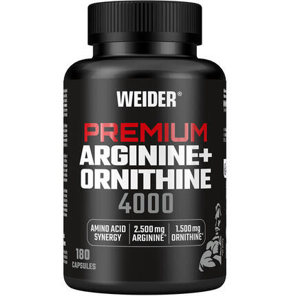 Weider Arginine + Ornithine 4000 (180 Caps) Unflavoured - Acides aminés