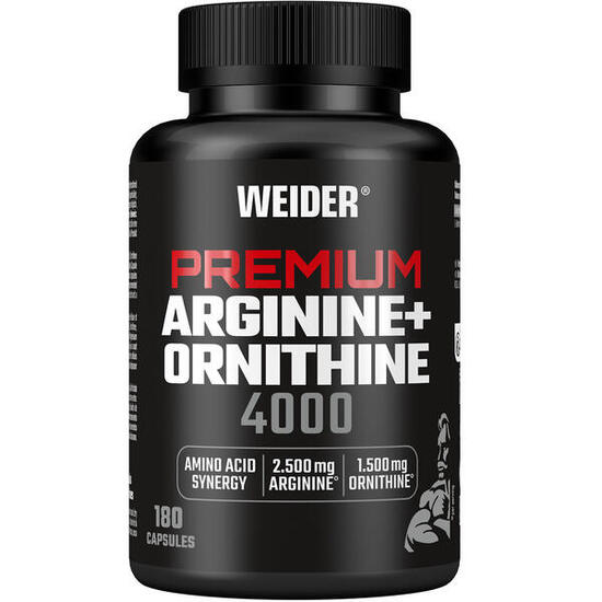 Weider Arginine + Ornithine 4000 (180 Caps) Unflavoured - Acides aminés