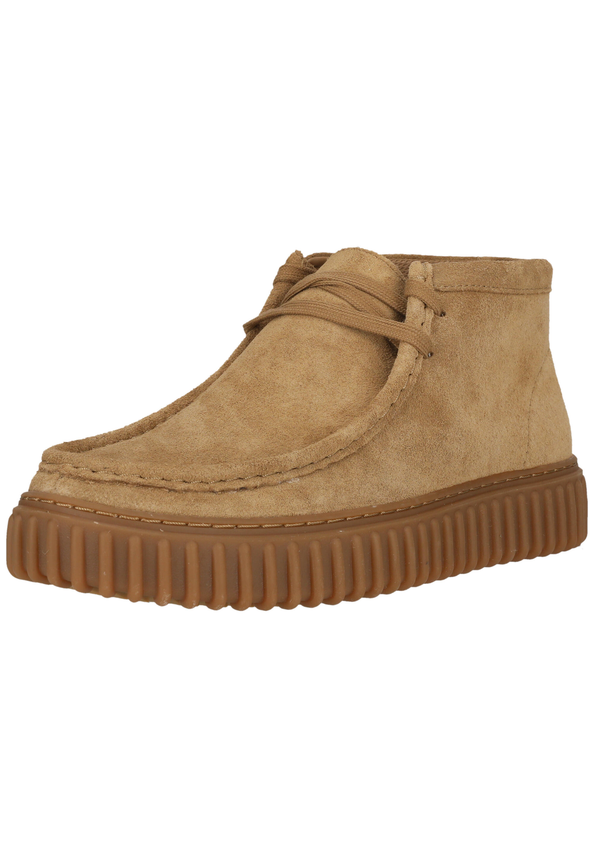 Zapatillas Beige Clarks Torhill Hi Dark Sand Suede de Diseño Sencillo 2/5