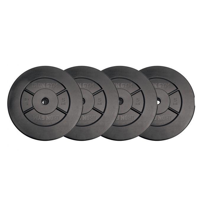 Set di dischi per bilanciere - 4 x 5 kg 2/5