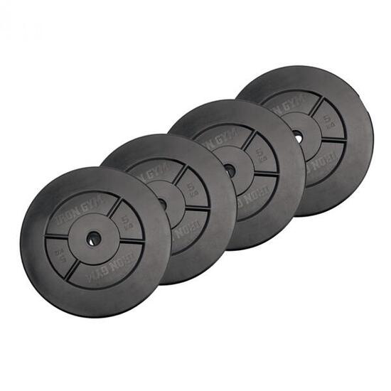Set de disques d'haltères - 4 x 5 kg