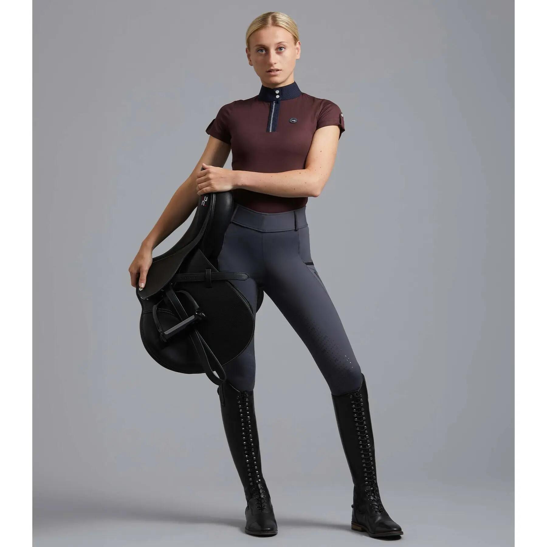 Leggings da equitazione full grip da donna Premier Equine Concerto 2/5