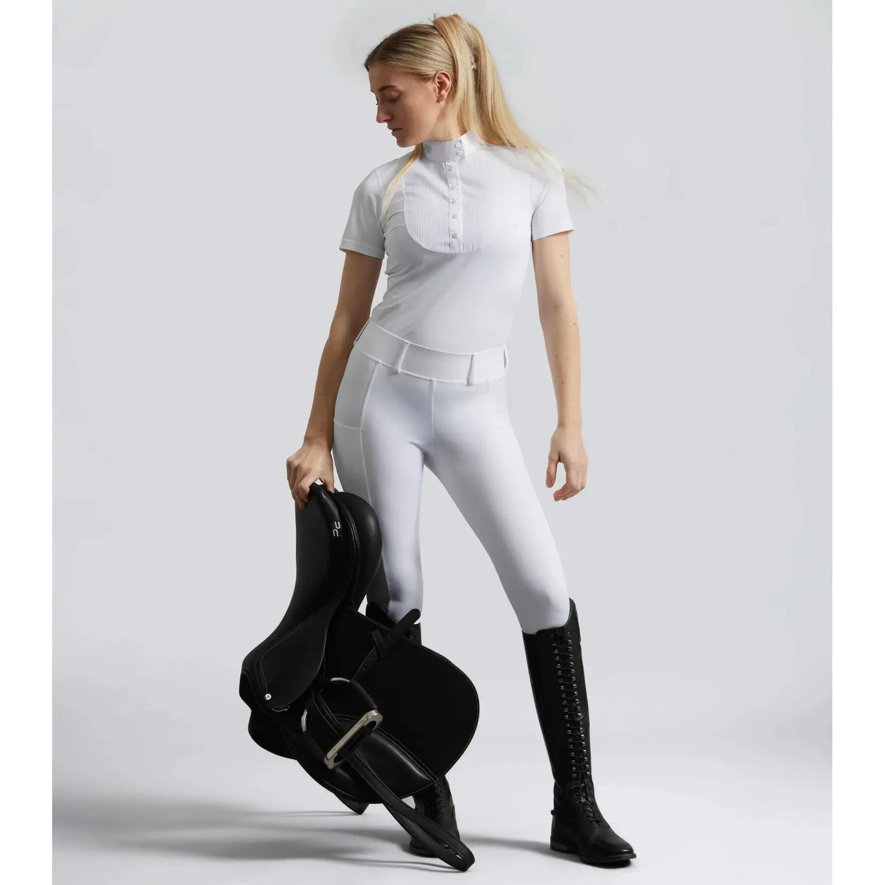 Damen Turnierleggings mit mittlerem Grip Premier Equine Luceo 2/6
