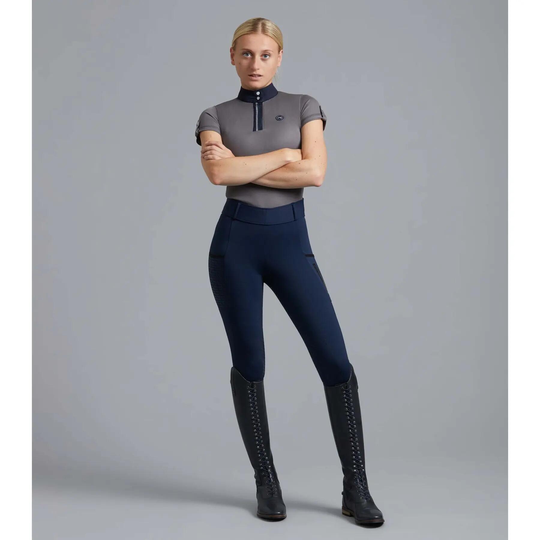 Damskie legginsy jeździeckie z pełną przyczepnością Premier Equine Concerto