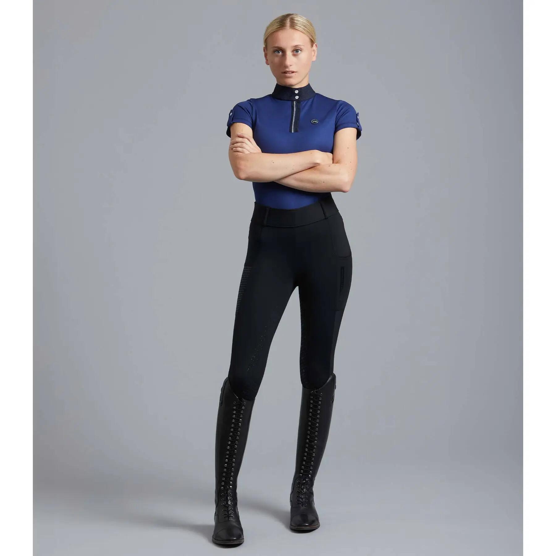 Damskie legginsy jeździeckie z pełną przyczepnością Premier Equine Concerto