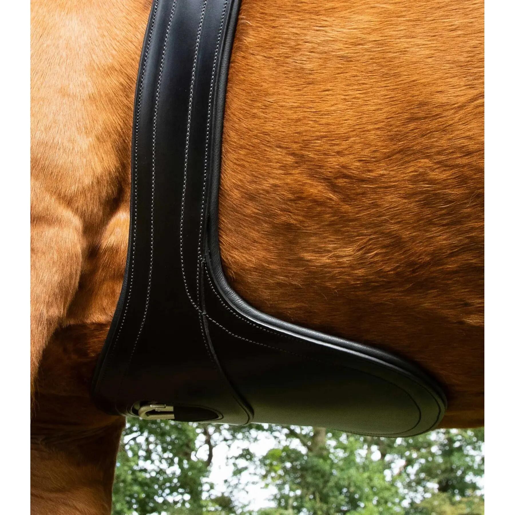 Cincha de equitación anatómica de cuero Premier Equine Lizzano 4/4