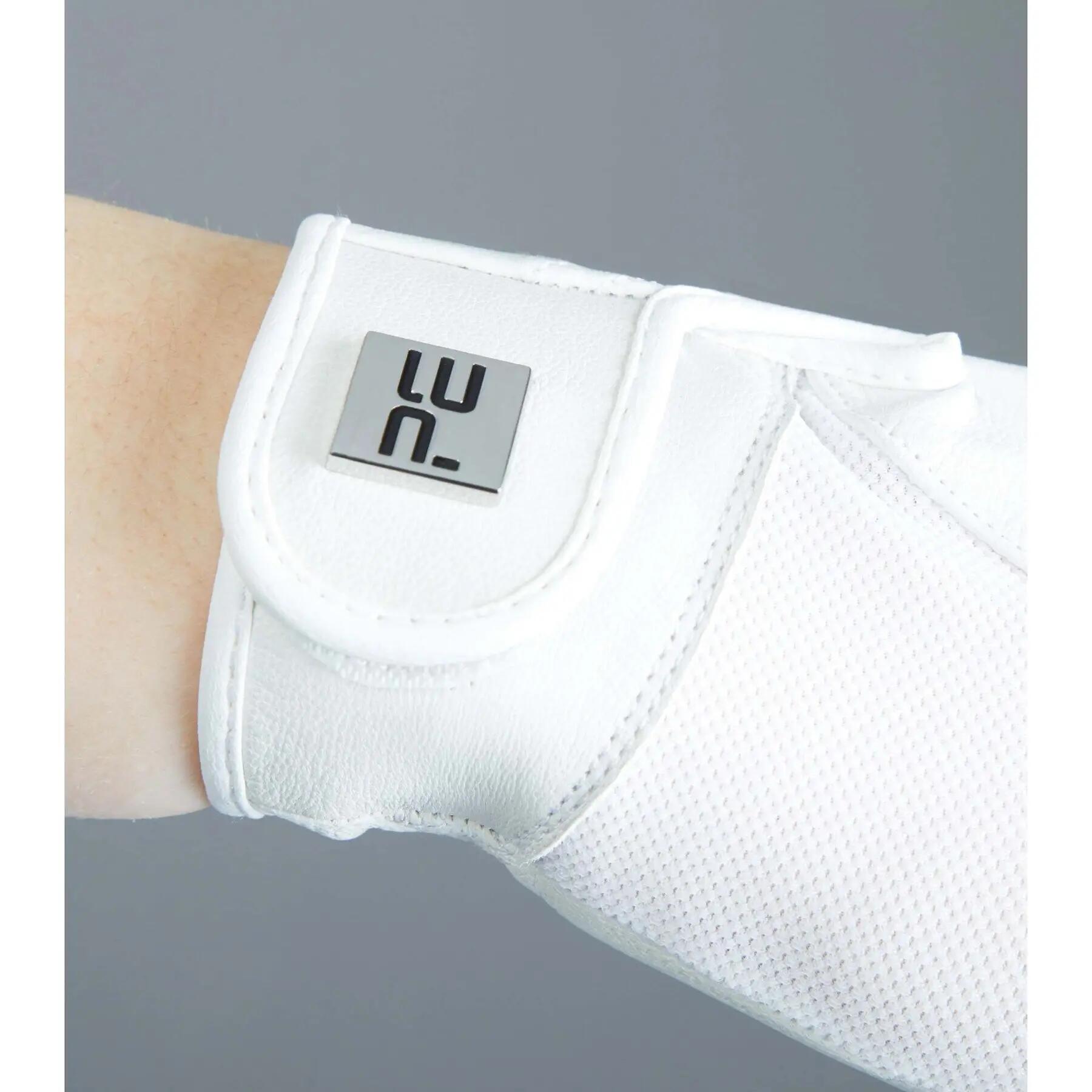 Reitturnierhandschuhe aus Leder und Mesh Premier Equine Bordoni 4/4