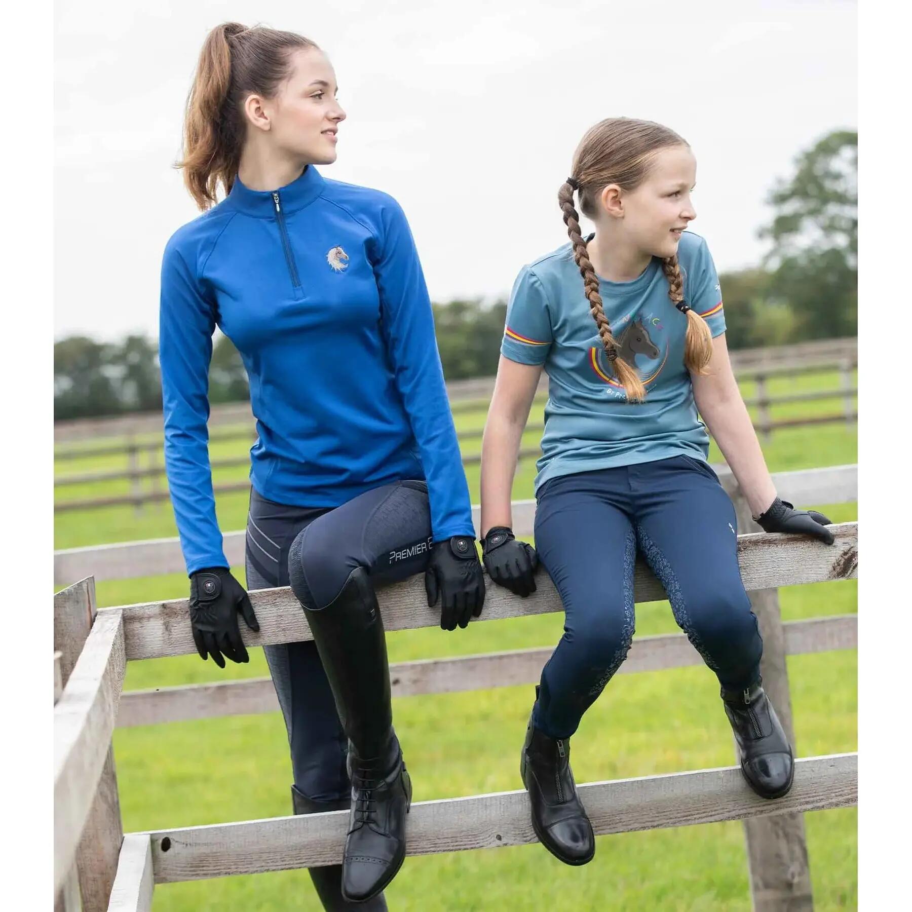 Guanti da equitazione per bambini Premier Equine Lucca 4/4