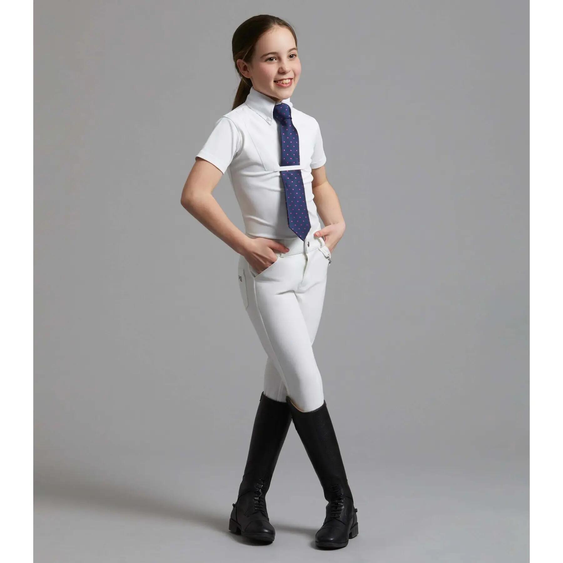 Camicia da equitazione da competizione per bambina Premier Equine Luciana 2/6