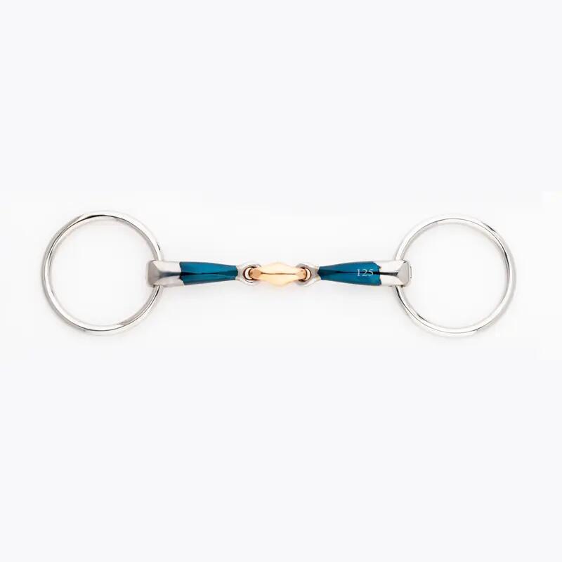Mors de doble brida para caballo de filete Kavalkade Ergonomic 3/4