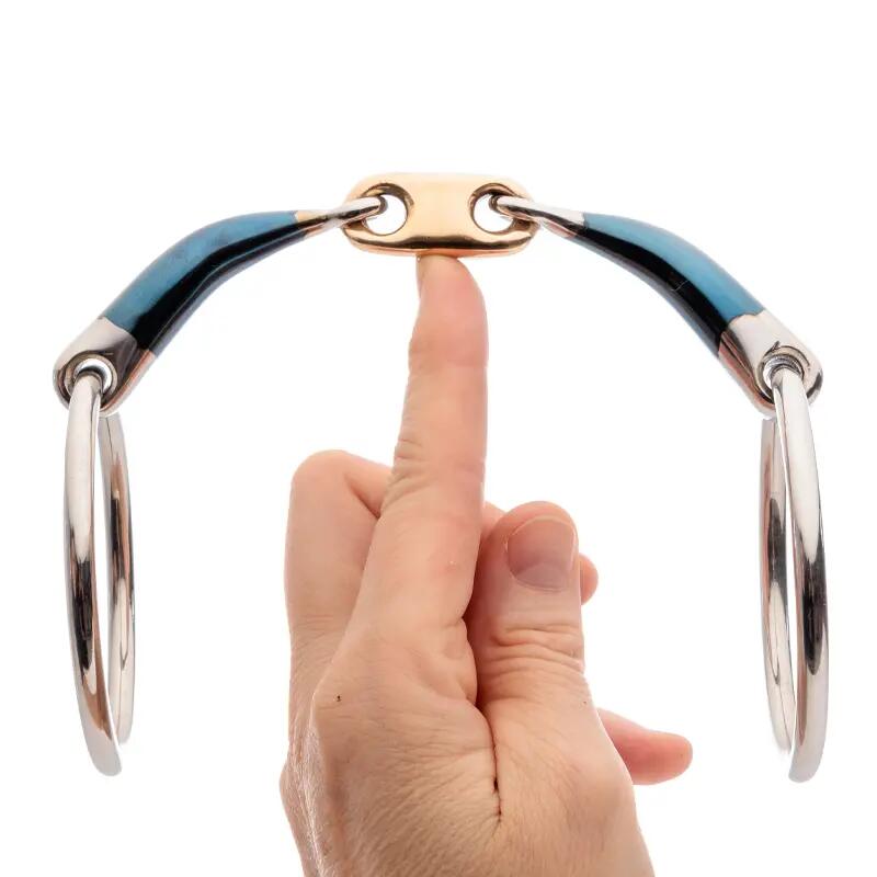Mors de doble brida para caballo de filete Kavalkade Ergonomic 2/4