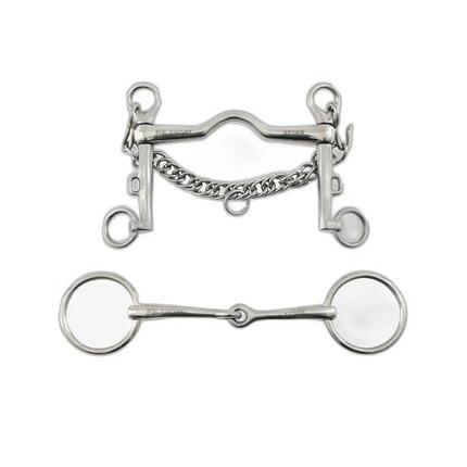 Mors de bride en set avec mors simple Premier Equine Weymouth