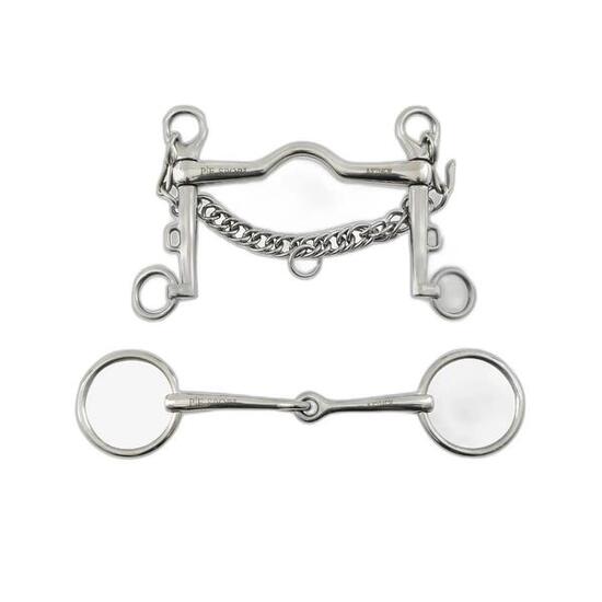 Mors de bride en set avec mors simple Premier Equine Weymouth