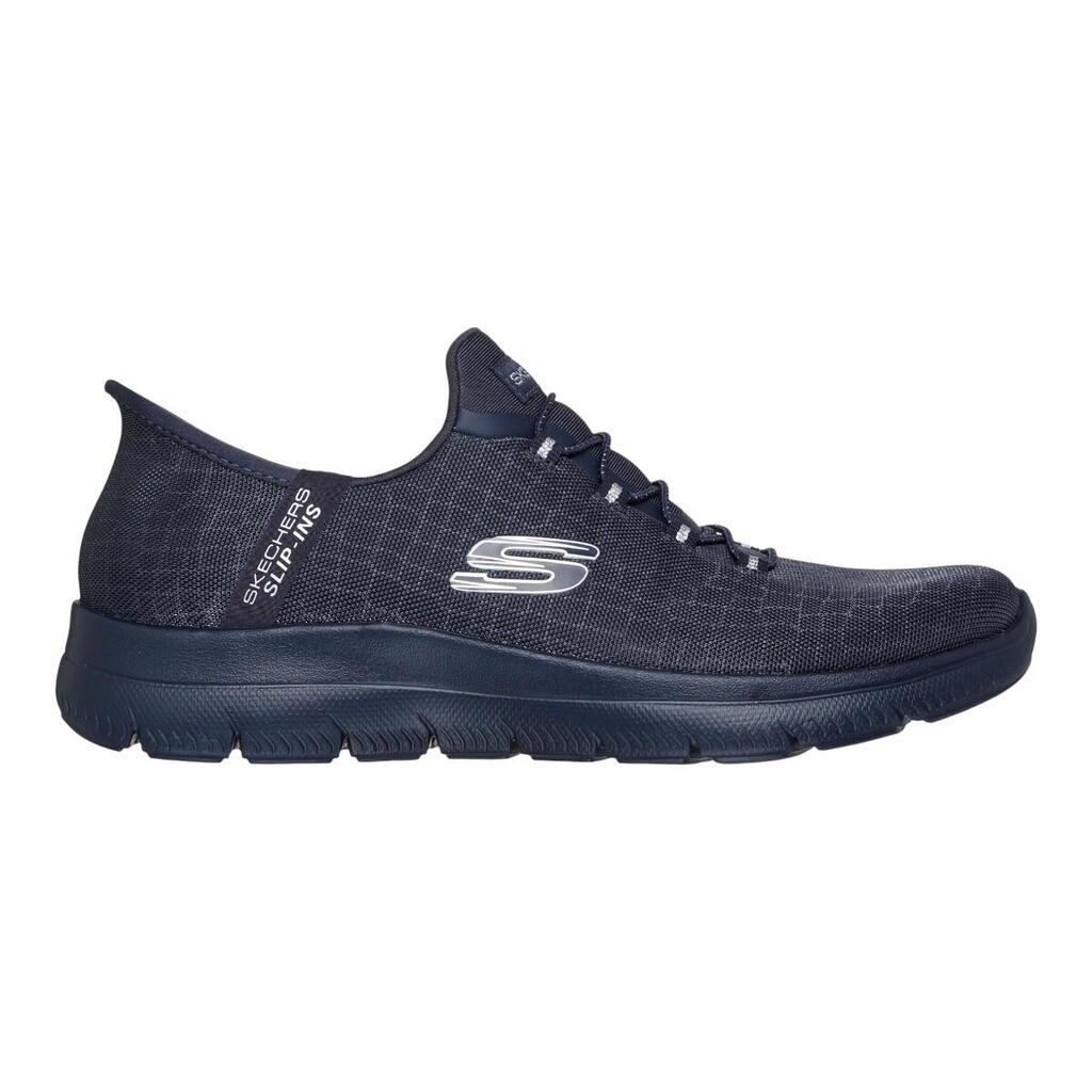Baskets Femme Baskets Skechers SUMMITS-CLASSY NIGHT Bleu Skechers