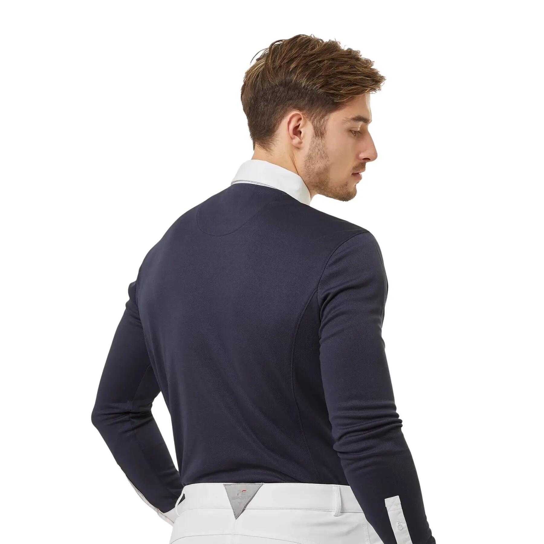 Chemise de concours équitation manches longues Premier Equine Giulio 2/4