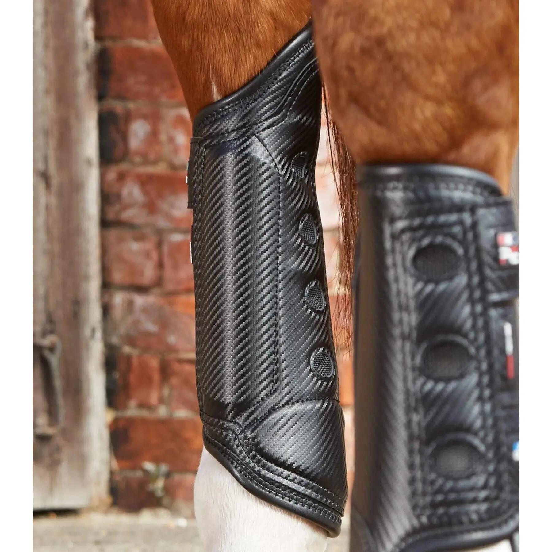 Botas de patas traseiras para cavalos Premier Equine Carbon Tech Air Cooled 3/4