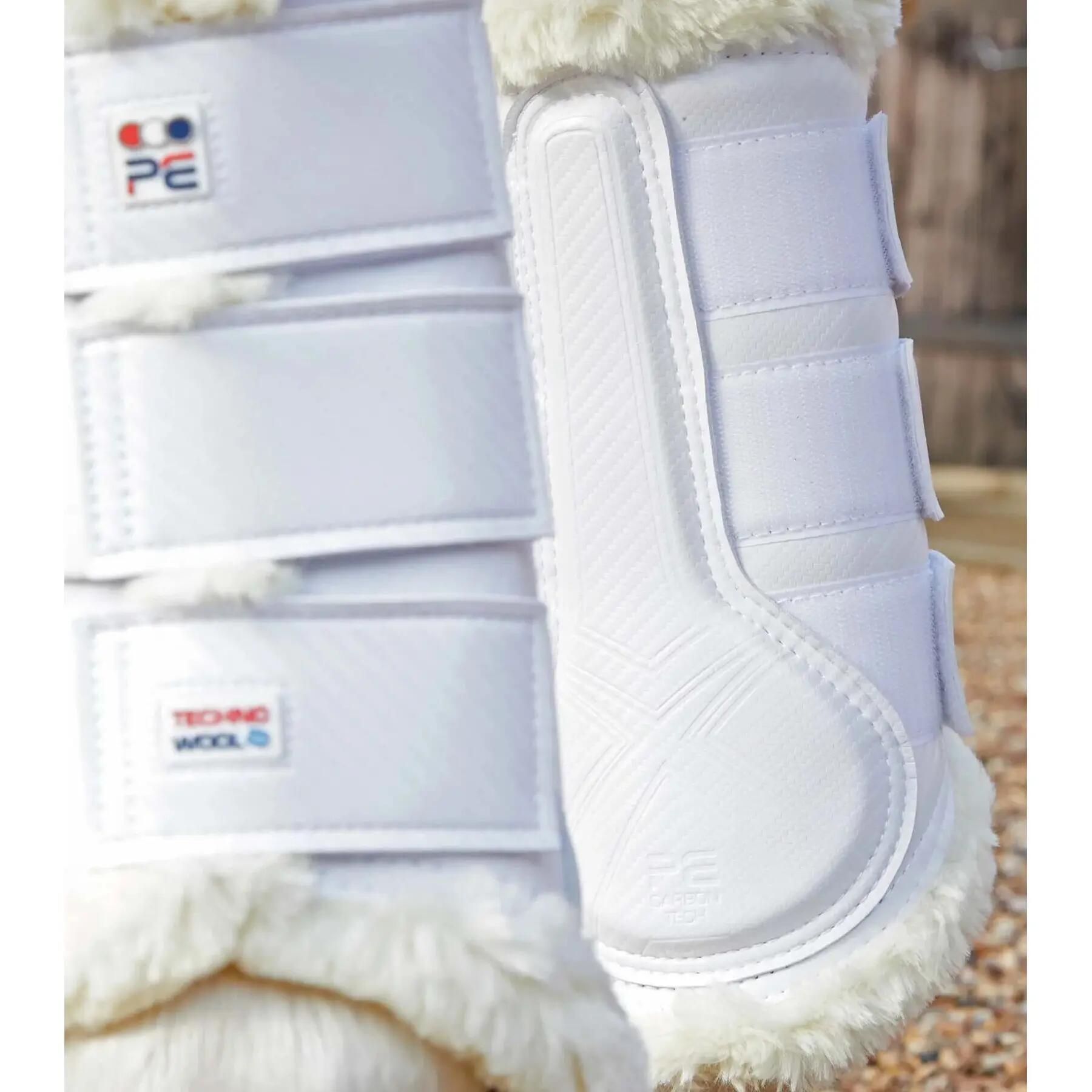 Stinchiere per cavalli con fodera in lana Premier Equine Air-Tech Techno 4/4