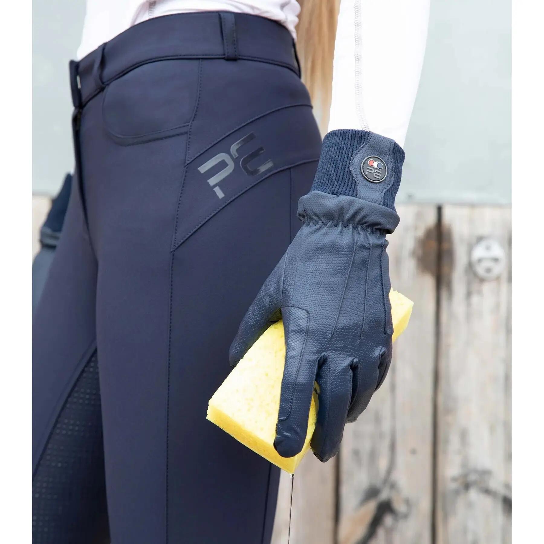 Gants d'équitation imperméables Premier Equine Dajour 3/4