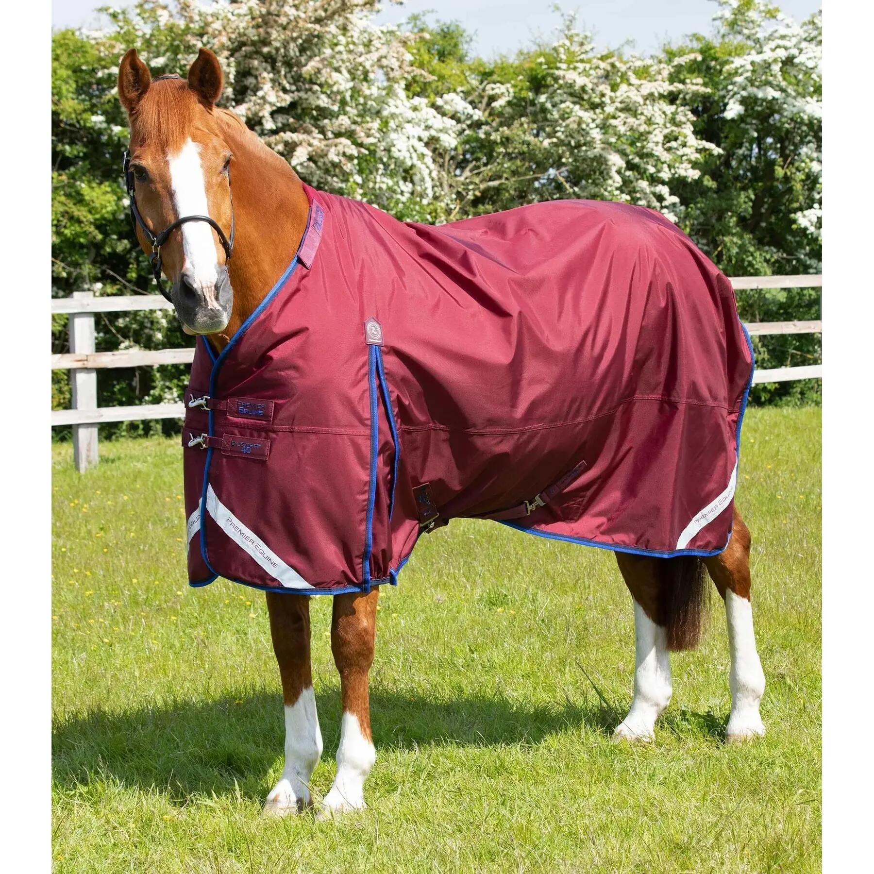 Coperta impermeabile per cavalli con copricollo Premier Equine Buster 40g 2/5