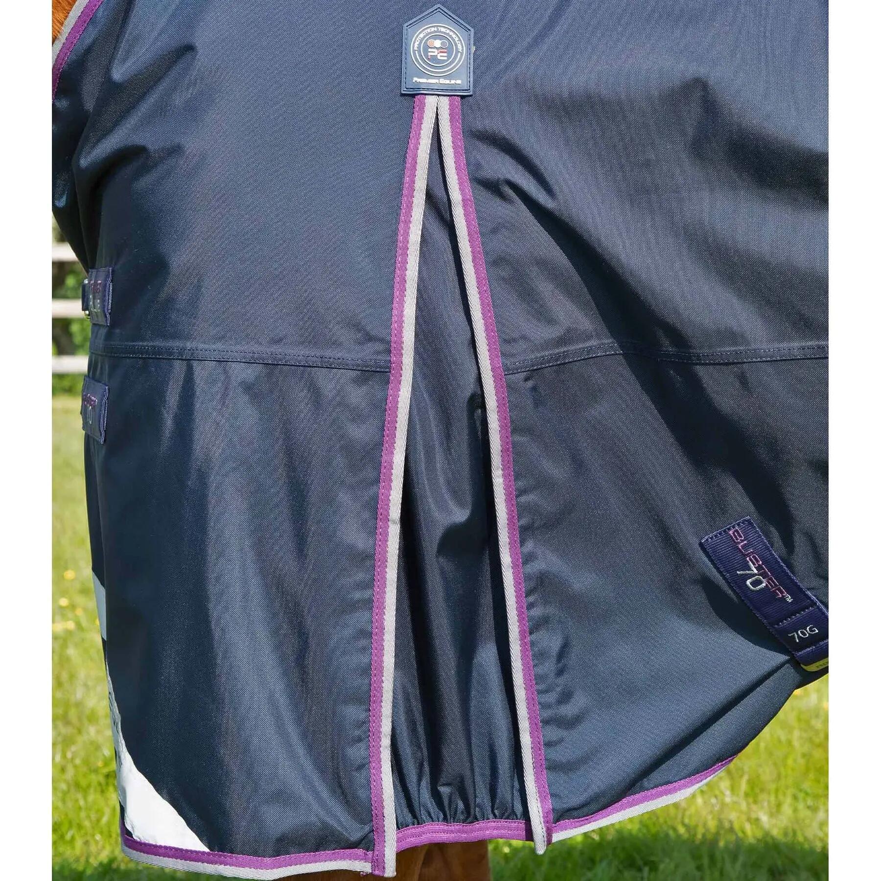 Coperta impermeabile per cavalli con copricollo Premier Equine Buster 70 g 5/5