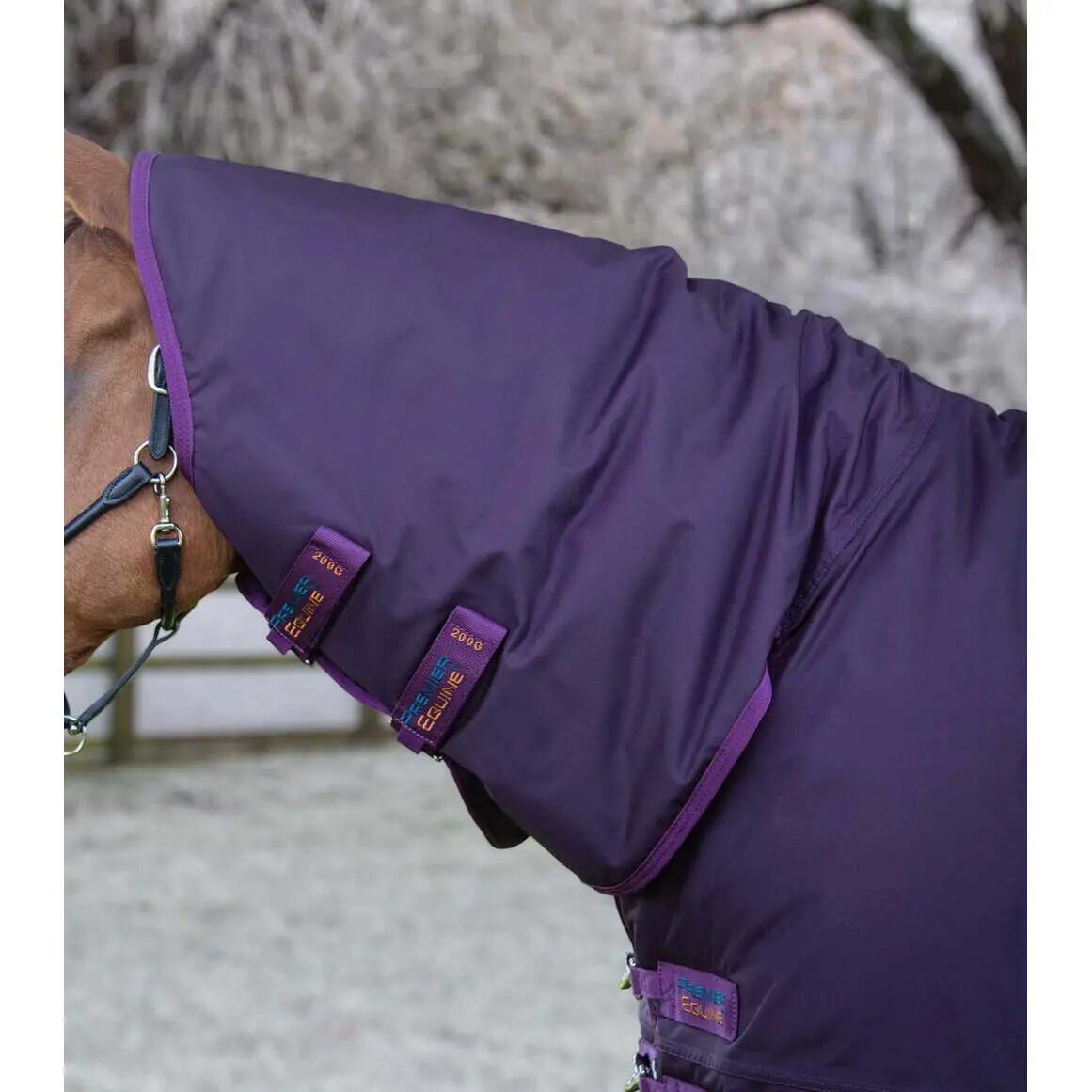 Coperta impermeabile per cavalli con copricollo Premier Equine Buster Storm Clas 2/5