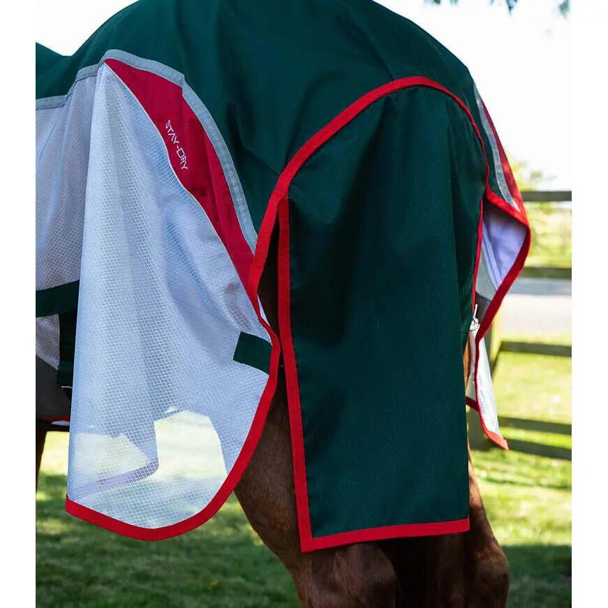 Couverture anti-mouches pour cheval avec sursangles Premier Equine Buster Stay-D 6/6