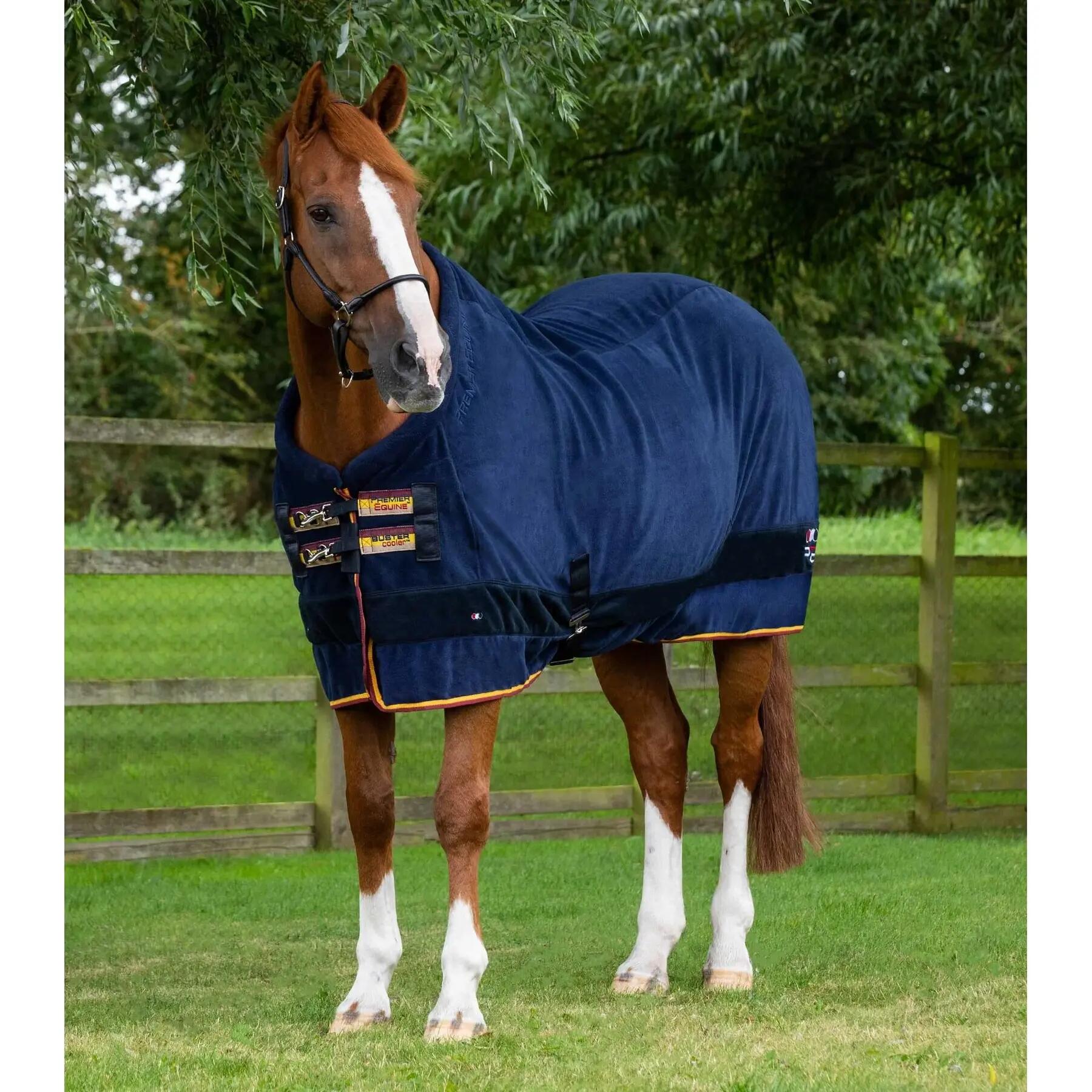 Coperta asciugante in pile per cavalli Premier Equine Buster Continental 280g 1/5
