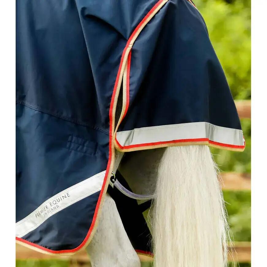 Couverture d'extérieur imperméable pour cheval avec couvre-cou Premier Equine Bu 6/6