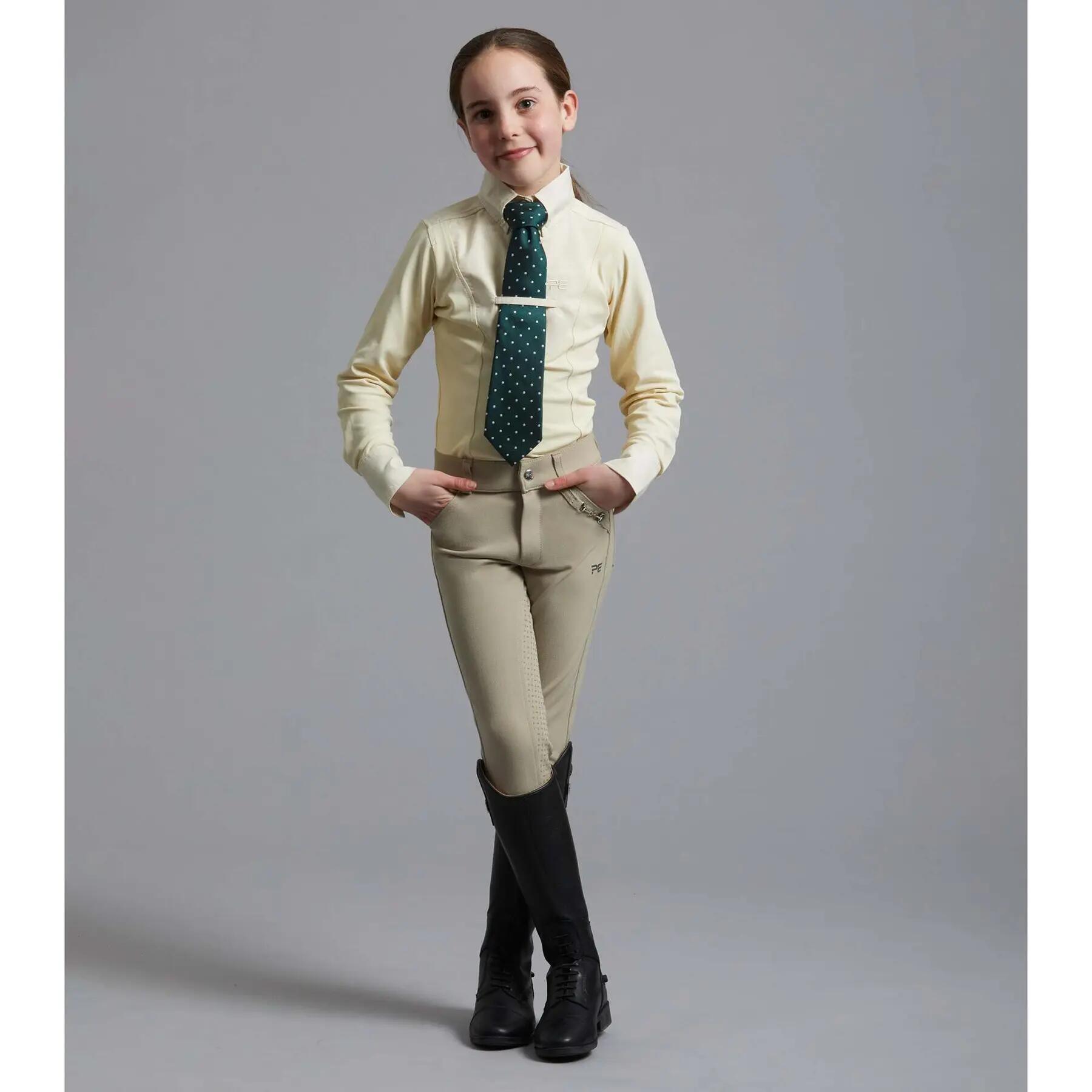 Camisa de equitación de competición infantil Premier Equine Tessa 2/6
