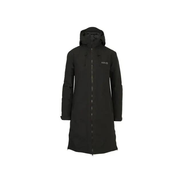 Winterregenjas fietsen dames SEQ II waterdicht, winddicht, gevoerd zwart 2/7
