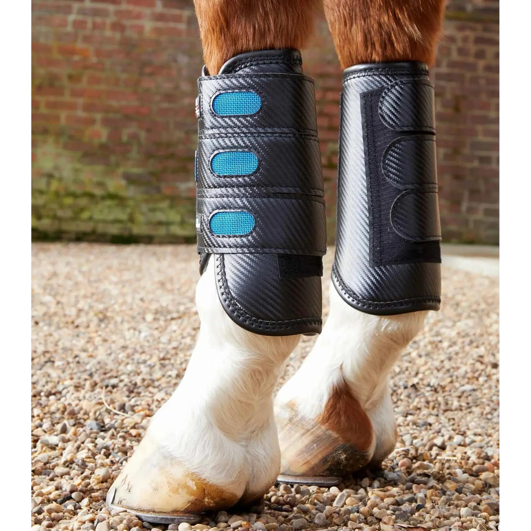 Guêtres antérieurs pour cheval Premier Equine Super Lite Carbon Tech 2/3
