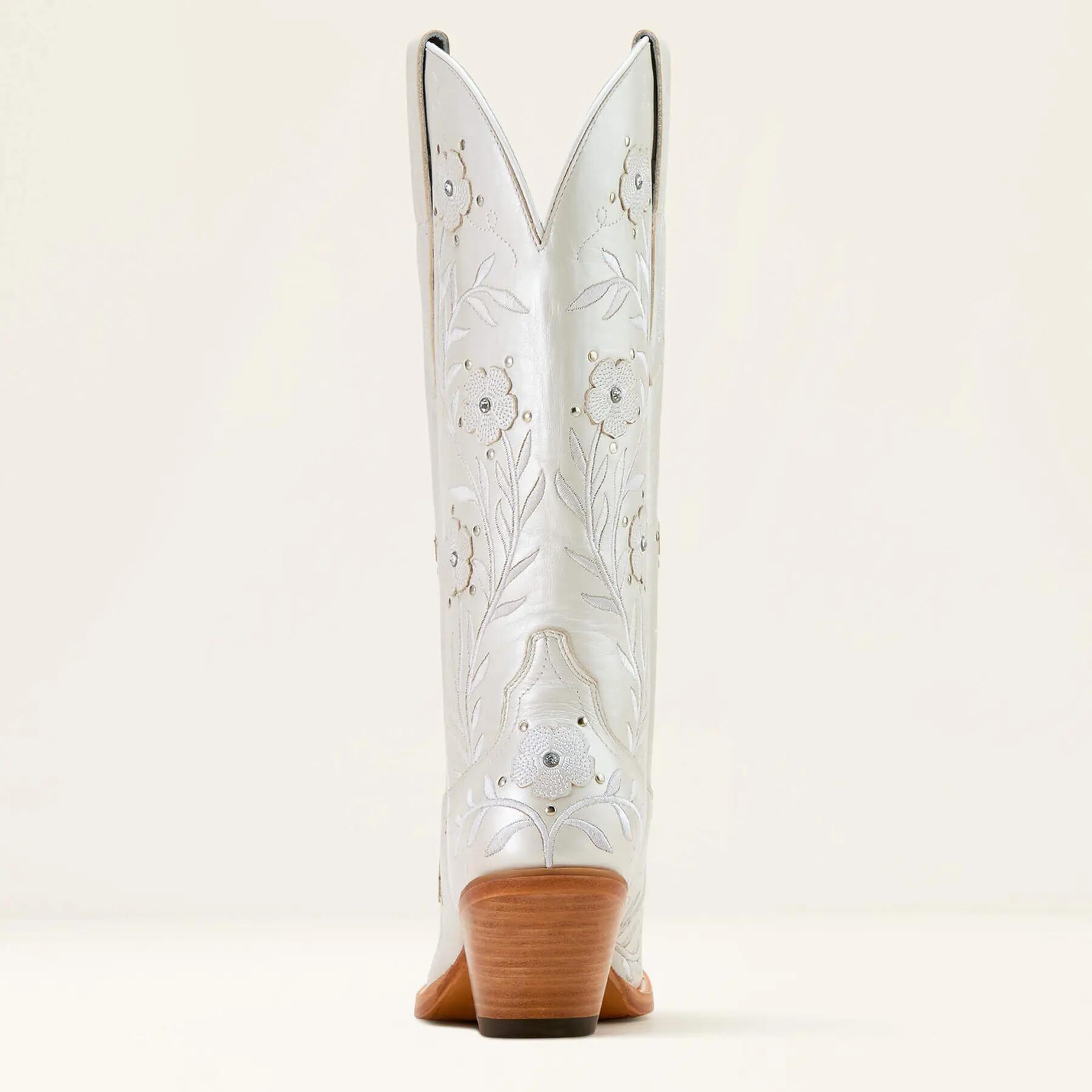 Leren westernlaarzen voor dames Ariat Romance J Toe 3/6