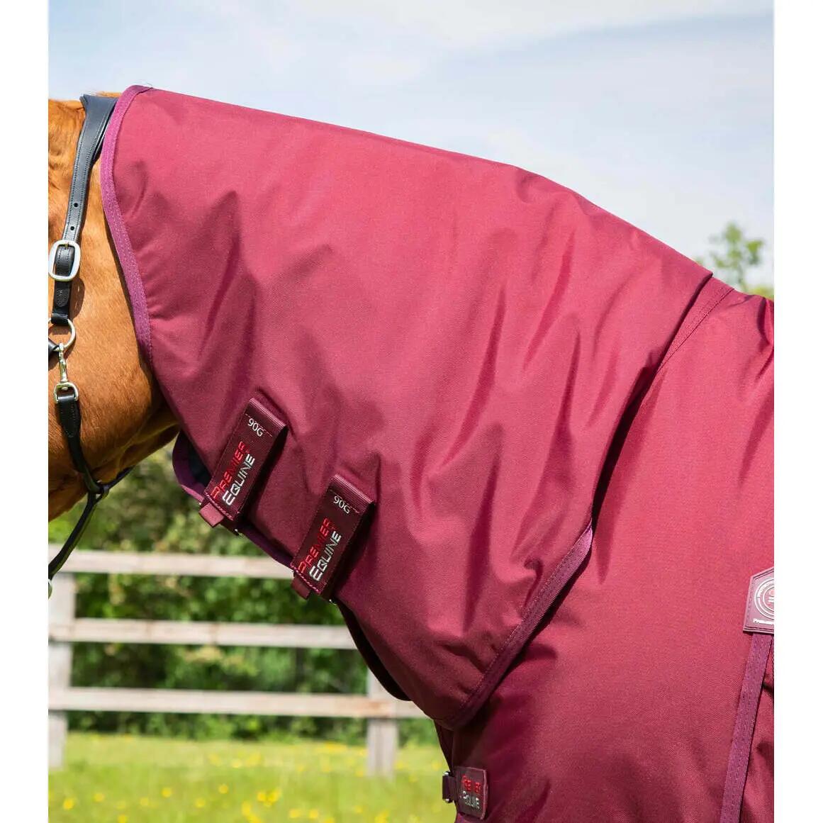 Waterproof outdoor horse blanket with neck cover Premier Equine Buster Storm Cla 2/5