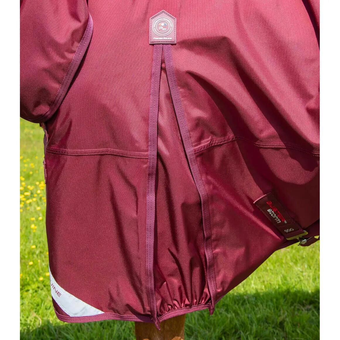 Waterproof outdoor horse blanket with neck cover Premier Equine Buster Storm Cla 4/5