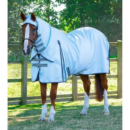 Couverture anti-mouches pour cheval avec sursangles Premier Equine Buster Sweet