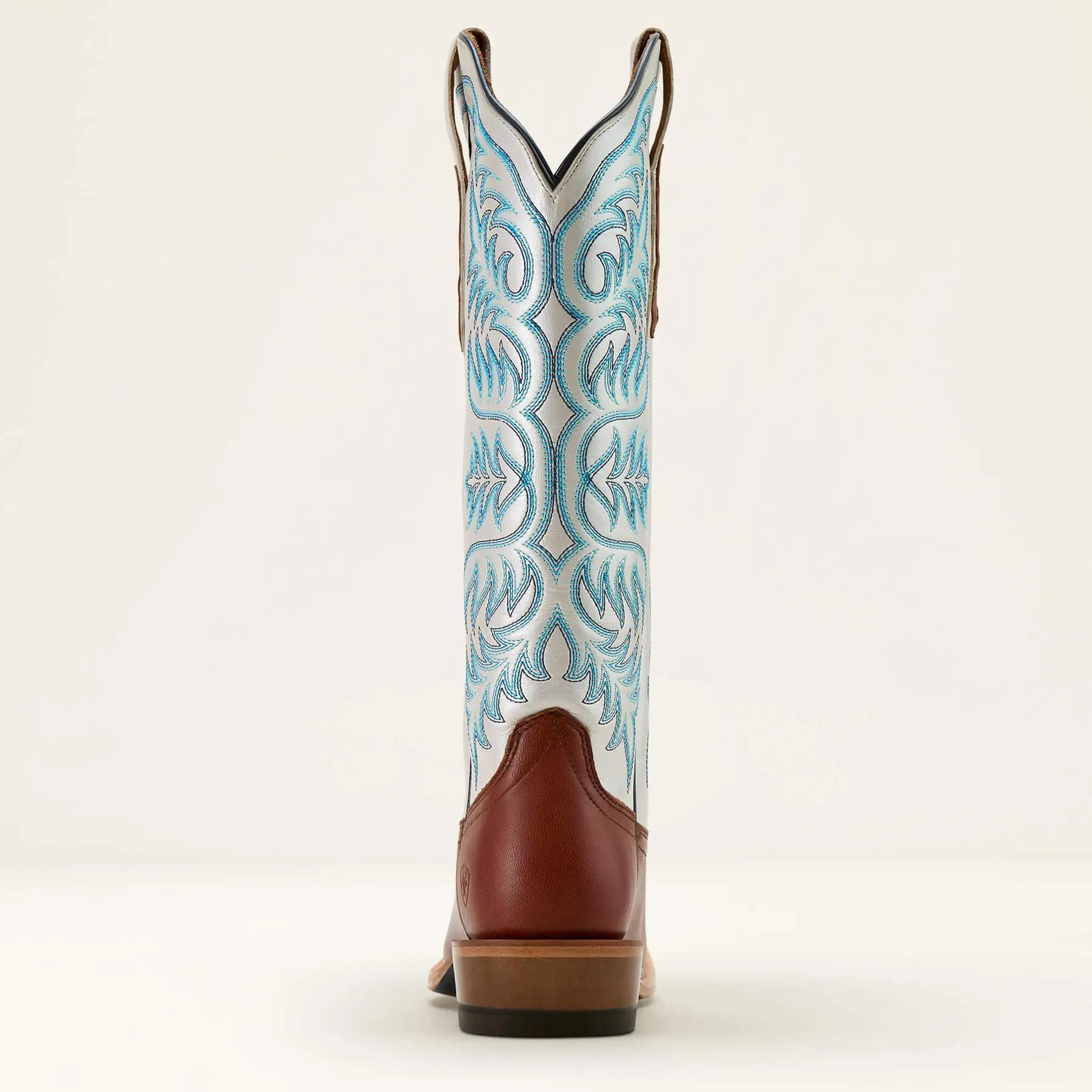 Leren westernlaarzen voor dames Ariat Futurity Blanche 3/5