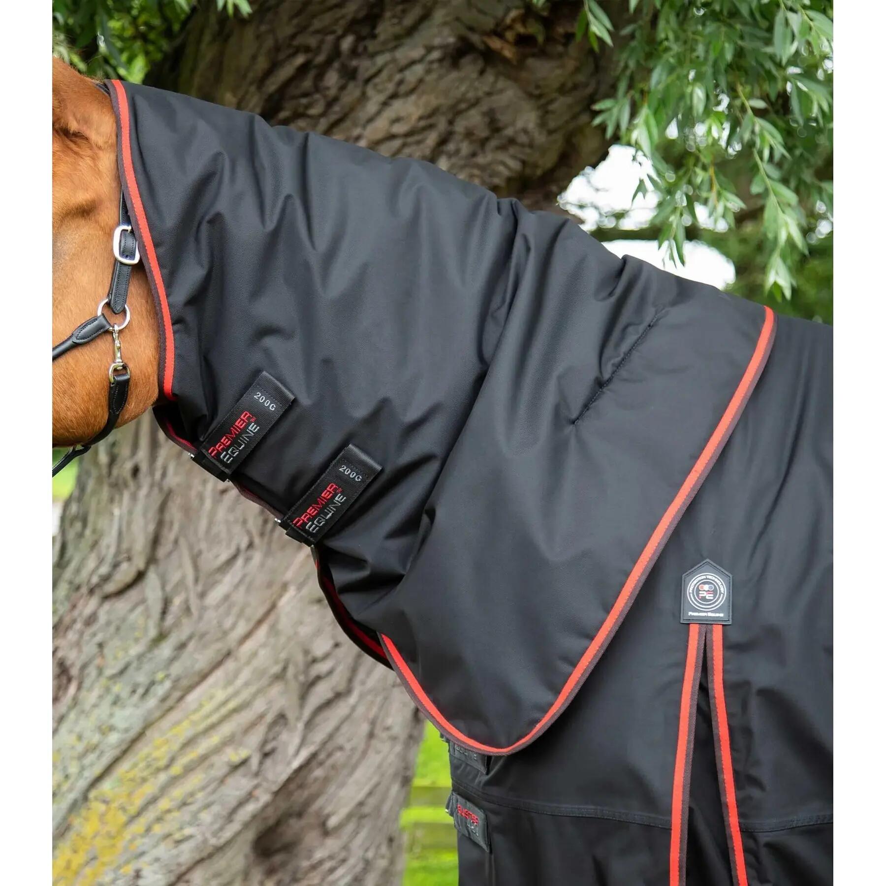 Couverture d'extérieur imperméable pour cheval avec couvre-cou Premier Equine Bu 2/5
